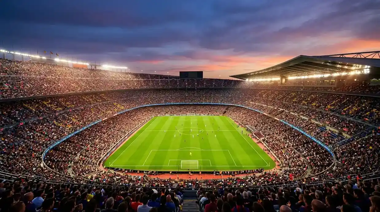 A packed stadium during the World Cup 2026 across the United States, Canada and Mexico