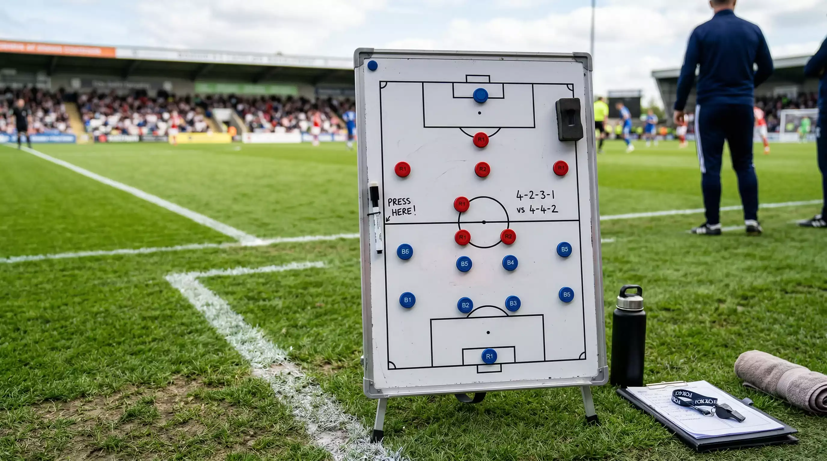 Football tactical board showing World Cup dark horse contenders and their potential tournament paths