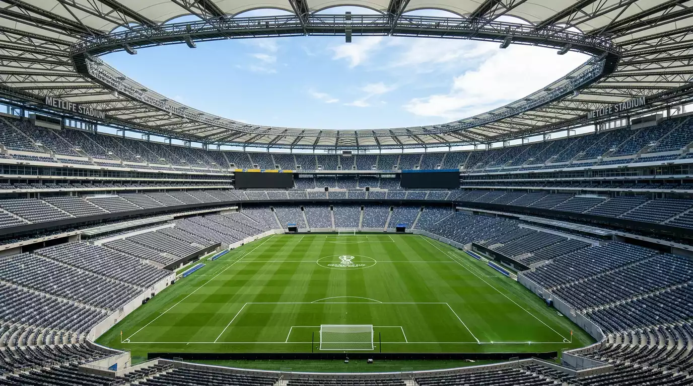 World Cup 2026 stadium in the United States prepared for tournament matches